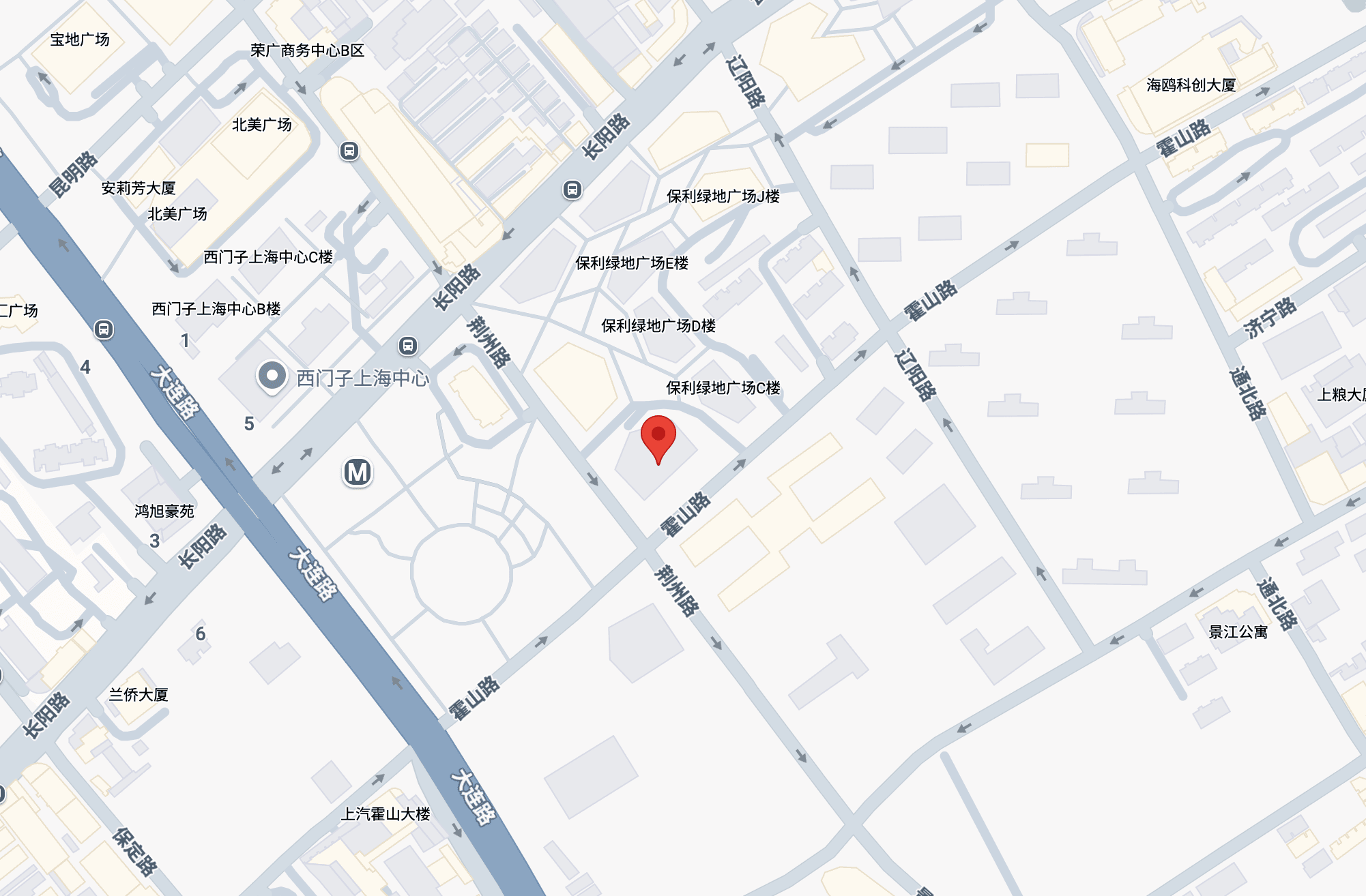 通佑律师事务所地图位置